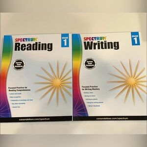 SPECTRUM READING and SPECTRUM WRITING Books for 1st Grade NWOT